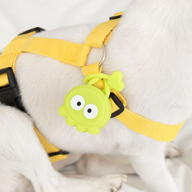 디스독왓캣 강아지LED 목걸이 강아지 야간산책 야광목걸이, 01. 둥글둥글 LED 둥글개, 핑크, 1개