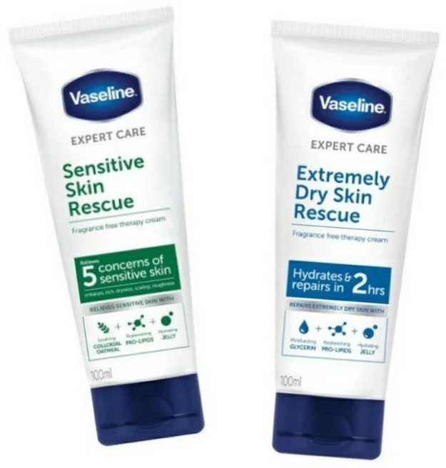 바세린 엑스퍼트 케어 드라이 스킨로션 Vaseline Expert Care 100ml x 2개, 드라이스킨, 1세트 - 쿠팡