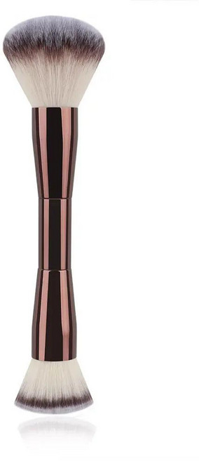 강모가 양방향 메이크업 브 파운데이션 블 휴대용 도구, [01] coffee color2, 1개