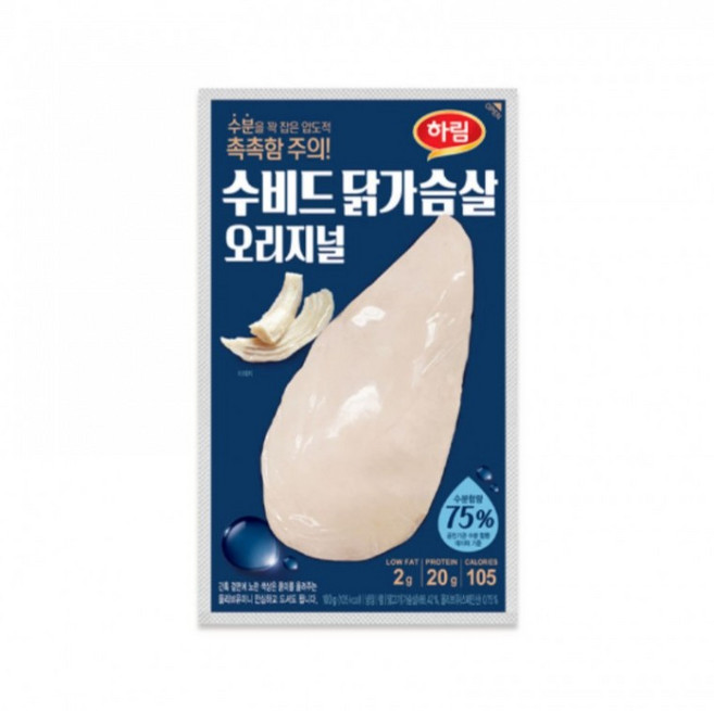 하림 수비드닭가슴살 오리지널 100g 7개, 1개, 1g