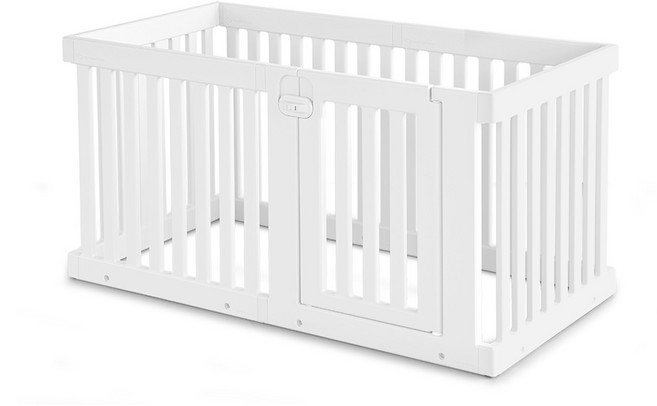 텍미홈 오픈형 펫룸 강아지울타리 애견 펜스, 1개, 화이트