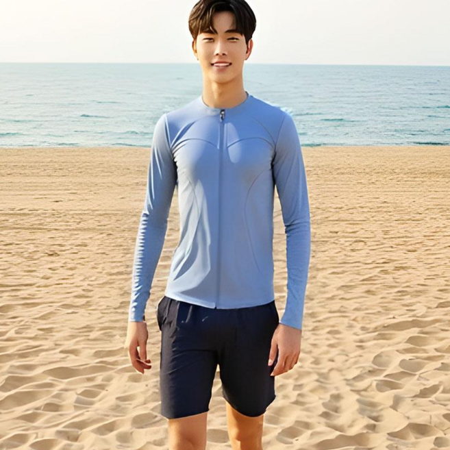 세레누스 남성 래쉬가드 세트 루즈핏