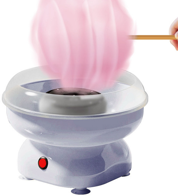 SMABAT 솜사탕 메이커 가정용 솜사탕 기계 달콤 솜사탕 만들기 솜사탕 기계 세트 막대기 스푼 포함, 퍼플