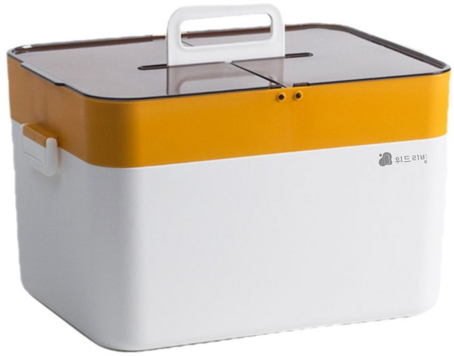 위드리빙 가정용 구급상자 노랑, 1개