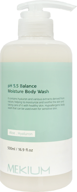 미키움 약산성 모이스처 바디워시, 1개, 500ml