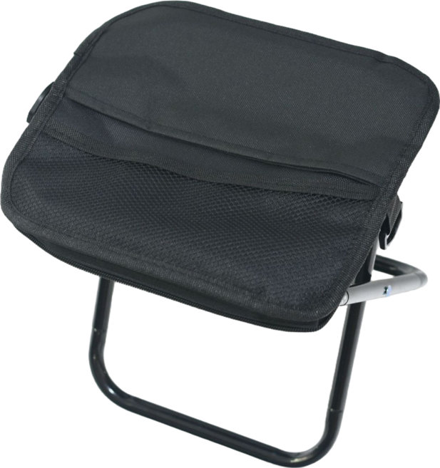 머멀 접이식의자 초경량 휴대용 놀이동산 축제 나들이, 1개, 블랙