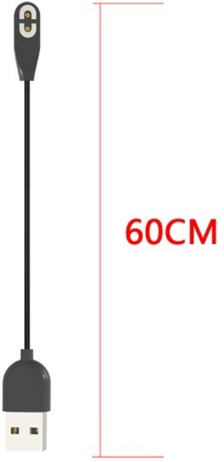 Shokz 韶音 OpenComm C102 骨傳導藍牙耳機充電線, 黑色60CM