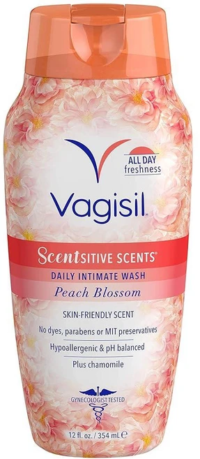 Vagisil 바지실 여성 청결제 피치 블러썸 354ml, Vagisil 바지실 여성 청결제 피치 블러썸 354m - 쿠팡