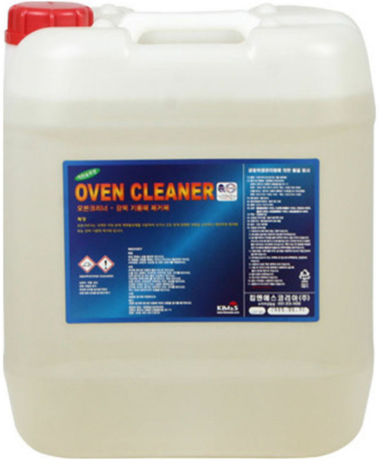 청소용품다몰 킴엔에스 오븐크리너 강력 주방 후드 튀김기 기름때제거제, 1개, 18.75L