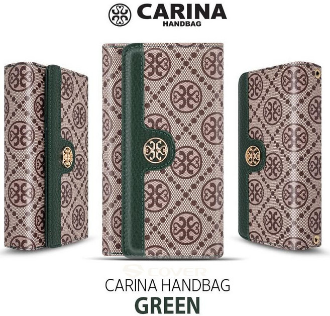 VESTIA카리나 핸드백 지퍼 지갑 카드 지폐 동전 수납 다이어리 케이스 경량 롱체인 스트랩