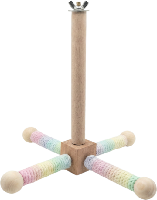 앵무새 회전횟대, 1개, 단일