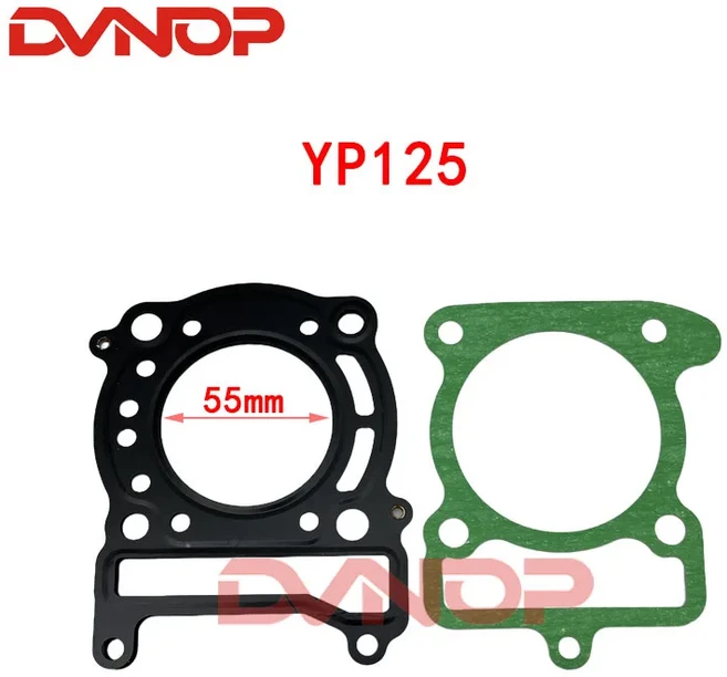 [호환] Yamaha YP125 폐하 MBK Skyliner XN125 Teos Maxster 125cc 5DS-11631-00 5DS 용 오토바이 가스켓 1, 01 YP125