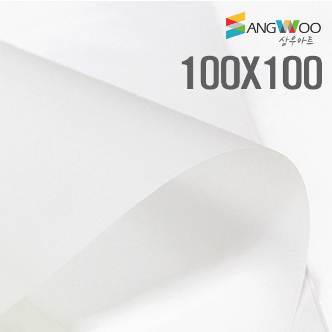 [상우아트] 트레이싱지 미농지 기름종이 65g정사각100x100mm40매