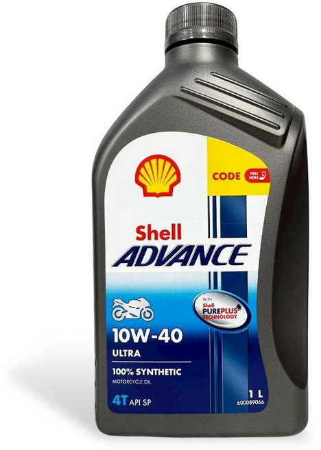 殼牌 Shell 全合成機油 機車引擎潤滑油, ADVANCEULTRA4T10W-40, 1瓶