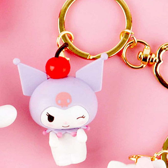 산리오 달콤소다 컵 피규어 키링 쿠로미