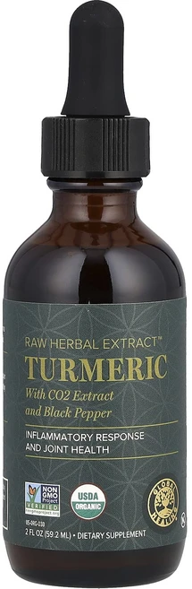 Global Healing 무가공 허브 추출물 강황 59.2ml(2fl oz), GlobalHealing무가공허브추출물강황592ml2f, 1개, 59ml - 쿠팡