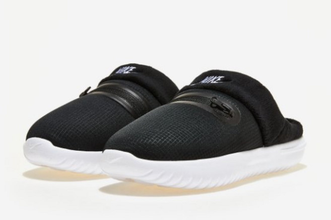 나이키 패딩슬리퍼 우먼스 버로우 블랙 여성 샌들 슬립온 DC1458-001