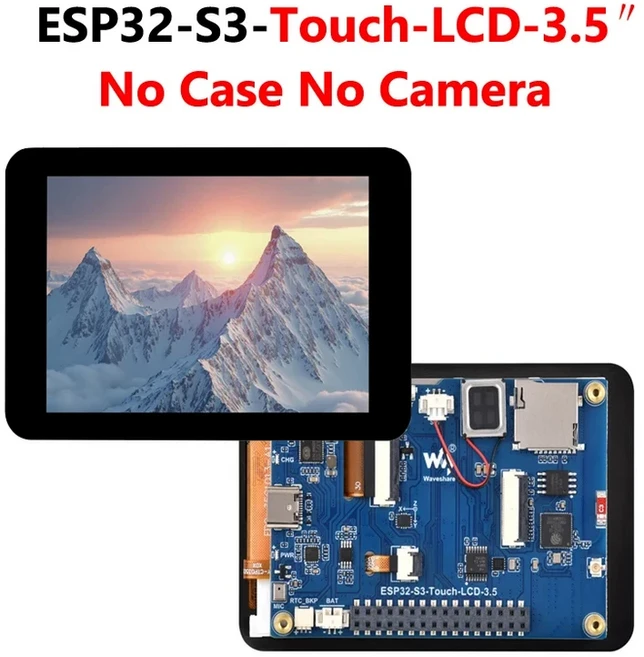 딥시크 AI 음성 채팅 로봇 박스 ESP32-S3 개발 보드 3.5인치 LCD N16R8 터치스크린 디스플레이 6축/카메라/, 02 Touch-LCD-3.5