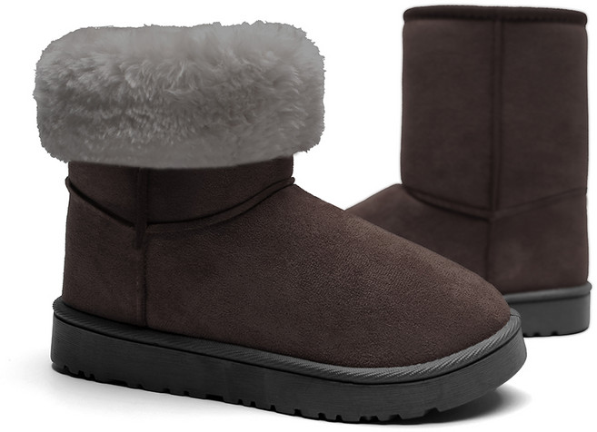 페이퍼플레인 여성부츠 겨울신발 털부츠 방한화 털신 퍼부츠 미들부츠 PP1547