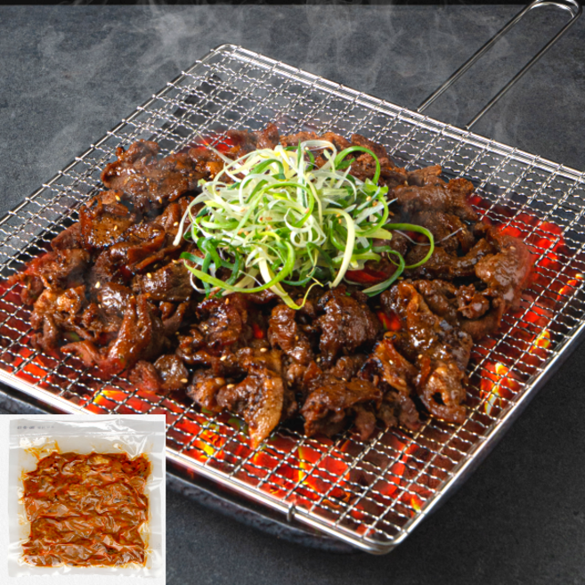 실속형 고덕불고기 직화 숯불 석쇠 한돈 돼지 불고기 (고추장1 + 간장1)