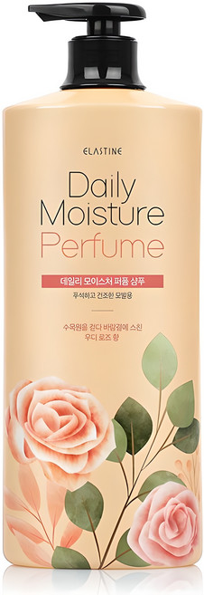 엘라스틴 데일리 모이스처 퍼퓸 샴푸 플로럴 우디향, 1.1L, 1개