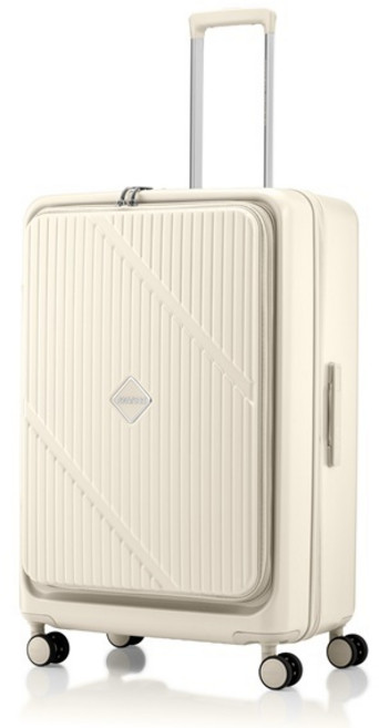 쌤소나이트 아메리칸투어리스터 울산점 *캐리어벨트증정* VELOX UN835008 크림색상 28인치 확장형 전면오픈형타입 핸들링부드러운휠 도난방지지퍼 전국매장AS가능