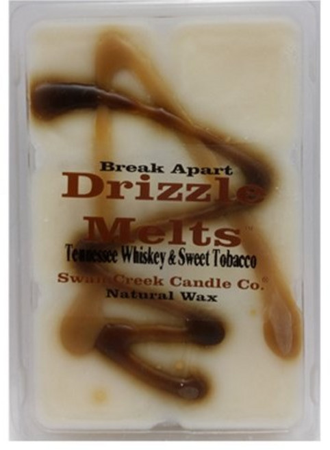 Swan Creek Tennessee Whiskey & Tobacco Drizzle Melts Intense 스완 크릭 테네시 위스키와 담배 이슬비가 녹으면서 강렬한 향을 냅니다, 1개, Cream