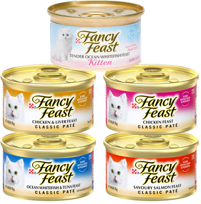 팬시피스트 고양이캔 85g 낱개, 연어, 1