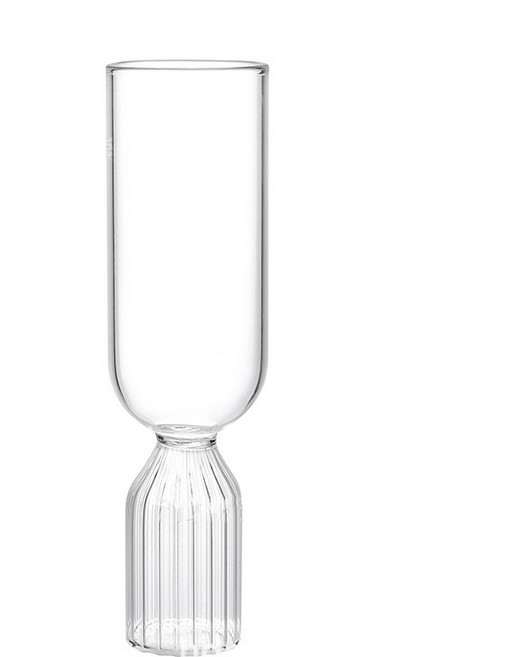 Shiyue Ershi 내열유리 샴페인컵 2개 250ml