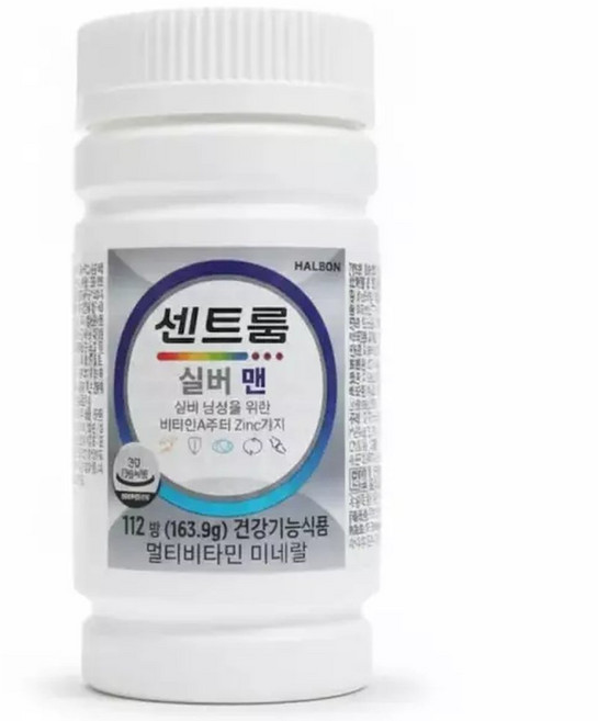 센트룸 실버 포 맨 멀티비타민 미네랄 1639mg 112정, 1개