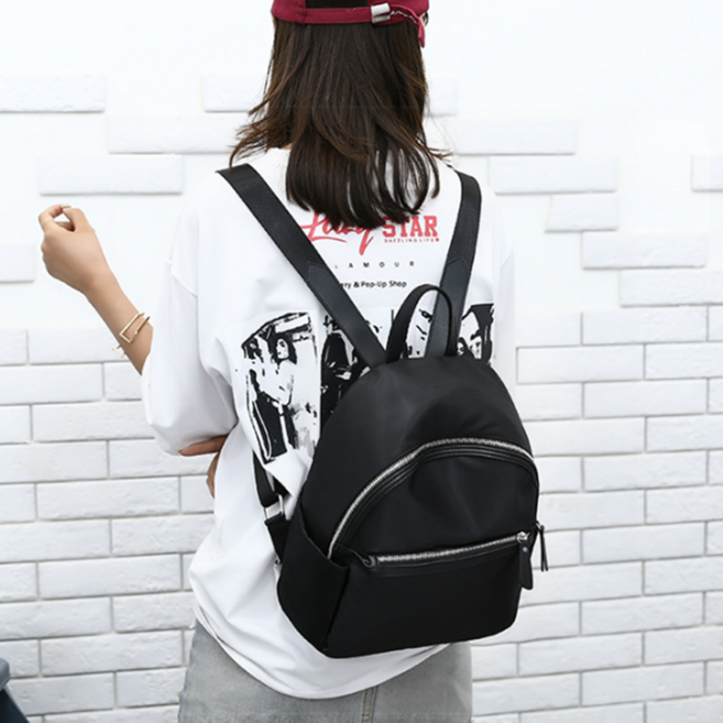 여성 미니 나일론 백팩