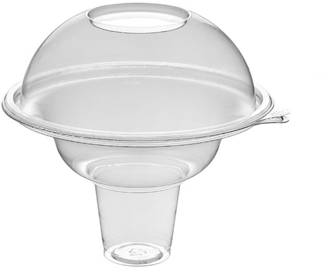 [SI] PET 투명한 아이스크림 빙수 용기 +뚜껑포함 500ml 400세트, [SI] 빙수용기 SL-B600 400세트