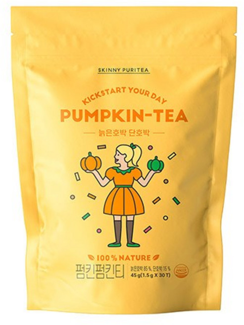 스키니퓨리티 펌킨펌킨티 늙은호박차 삼각티백, 1.5g, 30개입, 1개