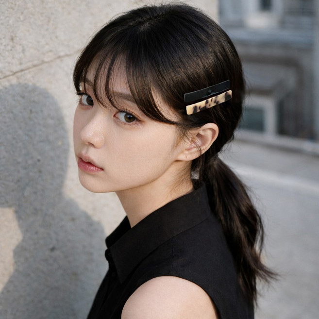 미다미 [2P세트] 신비 스퀘어 셀룰로오스 포인트 자동핀