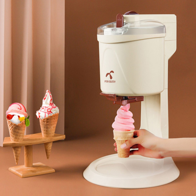 가정용 소프트아이스크림기계 2in1 젤라또 요거트 메이커