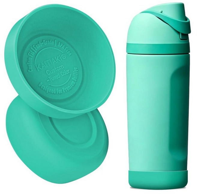 Kaitiaki 2Pcs Silicone Bottle Boot for Owala Kids Water Bottles Compatible with FreeSip 16oz 12oz, 90s Kid