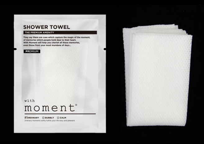 우리연구소 호텔 일회용 샤워타월, 화이트, 50개입, 2개