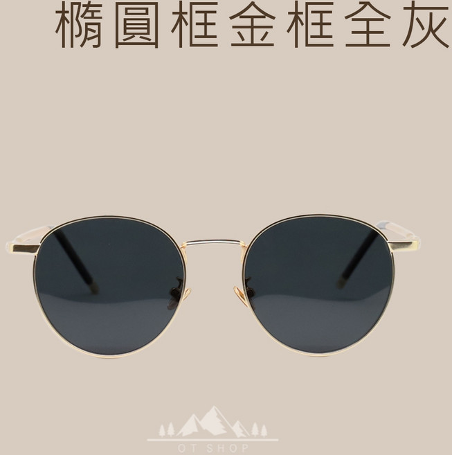 OT SHOP 偏光太陽眼鏡 韓版復古墨鏡 顯小臉