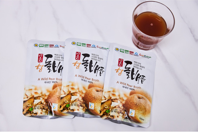 백운산참돌배즙(돌배90%+도라지/수세미 발효액 3년숙성10%) 100포(100ml), 100개, 100ml