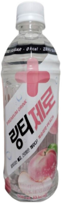 링티 제로 복숭아, 500ml, 15개