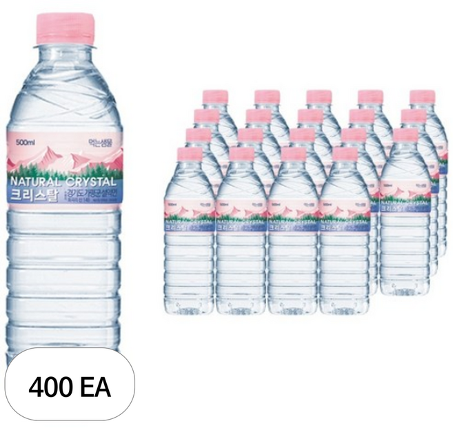 크리스탈 생수 500ml, 400개