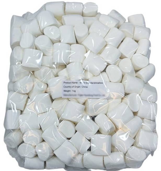 화이트 빅 마시멜로우 마쉬멜로우 1kg 두바이 쫀득 쿠키 두쫀쿠 베이킹용 재료, 1개