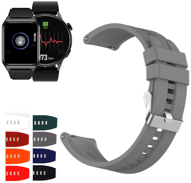 에코너 렉쏘N3 스마트워치 N1 스포츠 플랫 우레탄 스트랩 호환밴드, 06 FMZ06OR20 오렌지