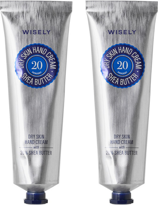 와이즐리 시어버터 20% 고보습 끈적임 없는 대용량 핸드크림, 2개, 150ml
