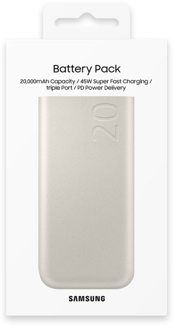 삼성 초고속충전 45W 대용량 보조배터리 20000mAh / EB-P4520