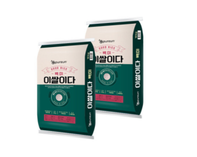 이푸른 이쌀이다 백미 10kg 2개, 보통등급
