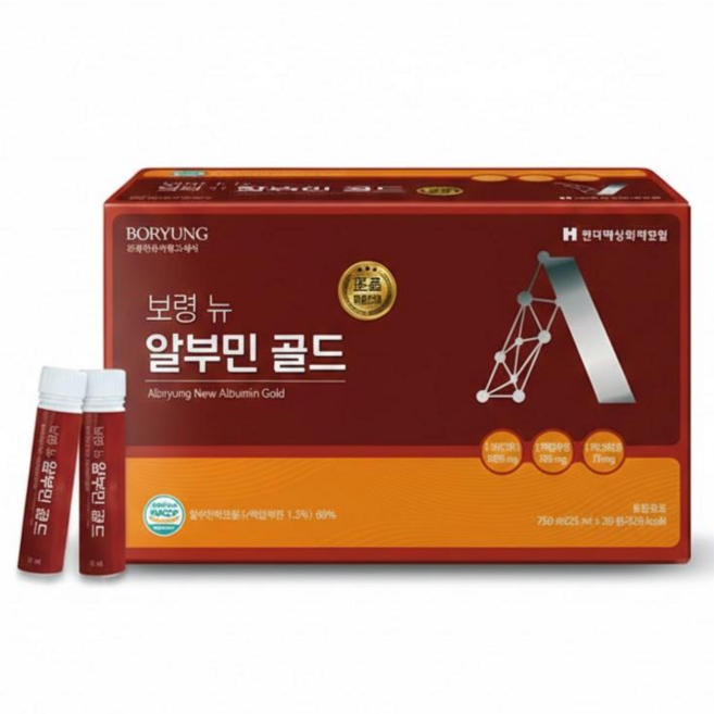 알리브 마시는 고함량 알부민 알브민 진액 골드, 30개