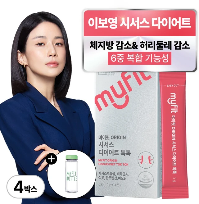 동국제약 마이핏 이보영 시서스 다이어트 가루 분말 식약청 인증, 4개, 28g - 쿠팡