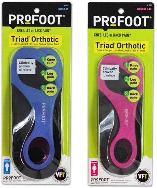 [프로풋] 트리아드 쓰리존 기능성 깔창 인솔 - 허리 무릎 다리통증 완화