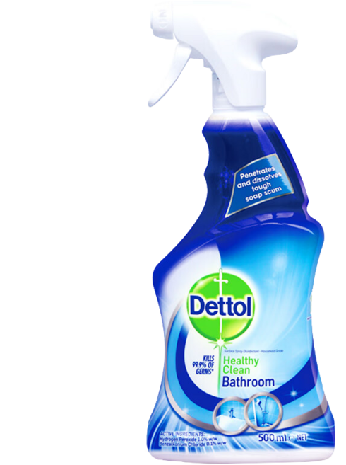 Dettol 滴露 浴室清潔劑 強效除垢噴霧, 1個, 單瓶, 500ml